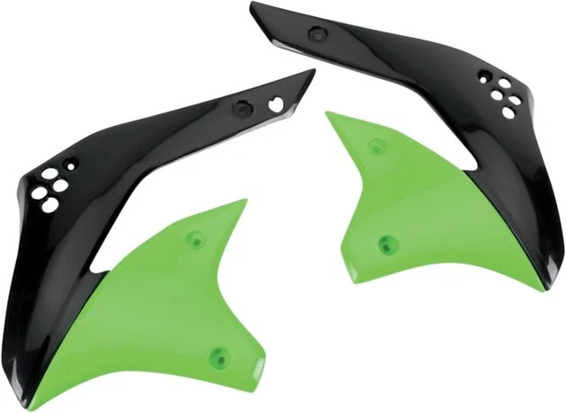Cubiertas de radiador UFO 05-12 KX verde para Kawasaki KX450F 2006-2007 KA03770026 Foto 1 de 1