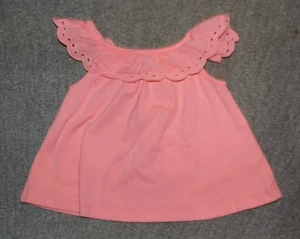Janie and Jack Toddler Girls Peach Sleeveless Top - Size 3 - EUC - Picture 1 of 3