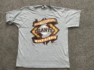 Vintage MLB San Francisco Giants 1995 Nutmeg Made In USA Shirt Grau Herren Größe L - Bild 1 von 6