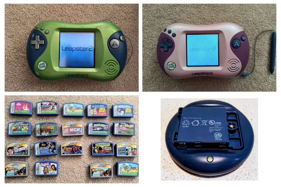 LeapFrog Leapster 2 System Game Lot 23 Pc - Spider-Man Batman X-Men - Image 1 of 4