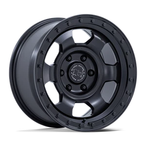 BR029 17X8.5 6X5.5 M-BLK 25MM - Picture 1 of 5