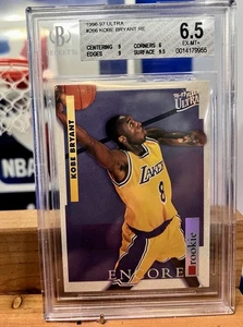 1996-97 ULTRA #266 KOBE BRYANT RE BGS BECKETT GRADED 6.5 - Picture 1 of 2