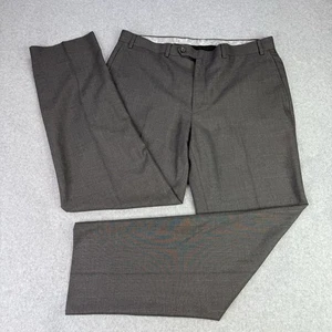 LRL Lauren Ralph Lauren Anzughose Herren 36x32 grau Fensterscheibe Wolle Freizeit - Bild 1 von 12