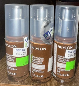 Revlon Illuminance Skin Caring Liquid Foundation  613 Honey Java ~ Lot Of 3 - Picture 1 of 2
