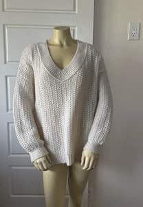 SO Clothing Damen Strickpullover Creme Oversize XL - Bild 1 von 7