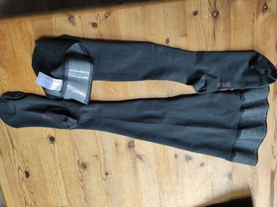 Kompressionsstrümpfe Mediven Elecance CCL 2 Gr. 2 wie neu anthrazit - Bild 1 von 3