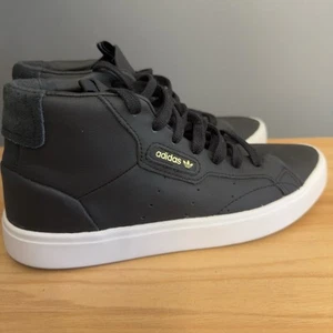 Adidas Original Sleek MID Women's sz 6 Casual Sneakers Black gold EE4727 - Picture 1 of 8