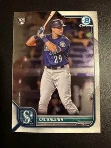 Cal Raleigh ROOKIE Card 2022 Bowman Chrome #51 RC Mariners 60 Home Runs!🔥🔥🔥 - Bild 1 von 2