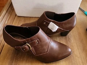 Life Stride Soft System braune Stiefeletten. "Tempest Too". Größe 11 ohne Karton Neu  - Bild 1 von 12