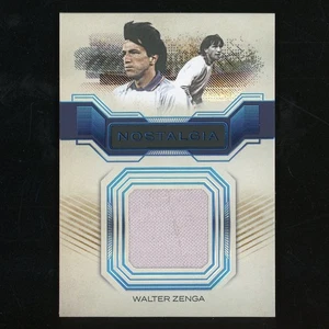 2024 Futera Incredible Walter Zenga Nostalgia Game Worn Jersey Blue 1/9 ZD3168 - Picture 1 of 2