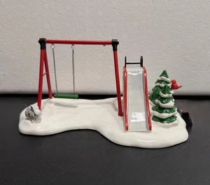 DEPT 56 Snow Village Winter Playground #54364 Orig Karton ~siehe Beschreibung** - Bild 1 von 13