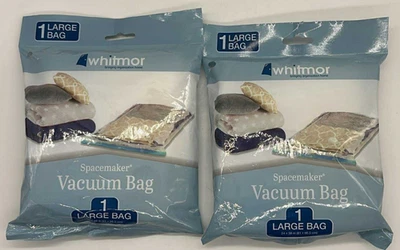 2PK Whitmor Spacemaker Vacuum Bag ~ Large 24 X 38 in ~ NEW ~ FAST SHIP - Image 1 of 2