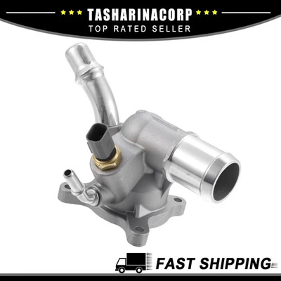 Conjunto de carcasa de termostato de refrigerante de motor pieza de 1 apto para Jeep Cherokee 14-21 Foto 1 de 4