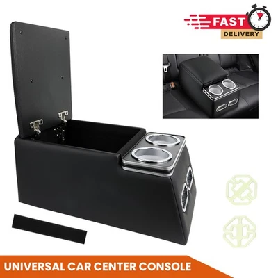 Caja de almacenamiento organizadora de consola central de contratista asiento de camión universal automotriz Foto 1 de 4