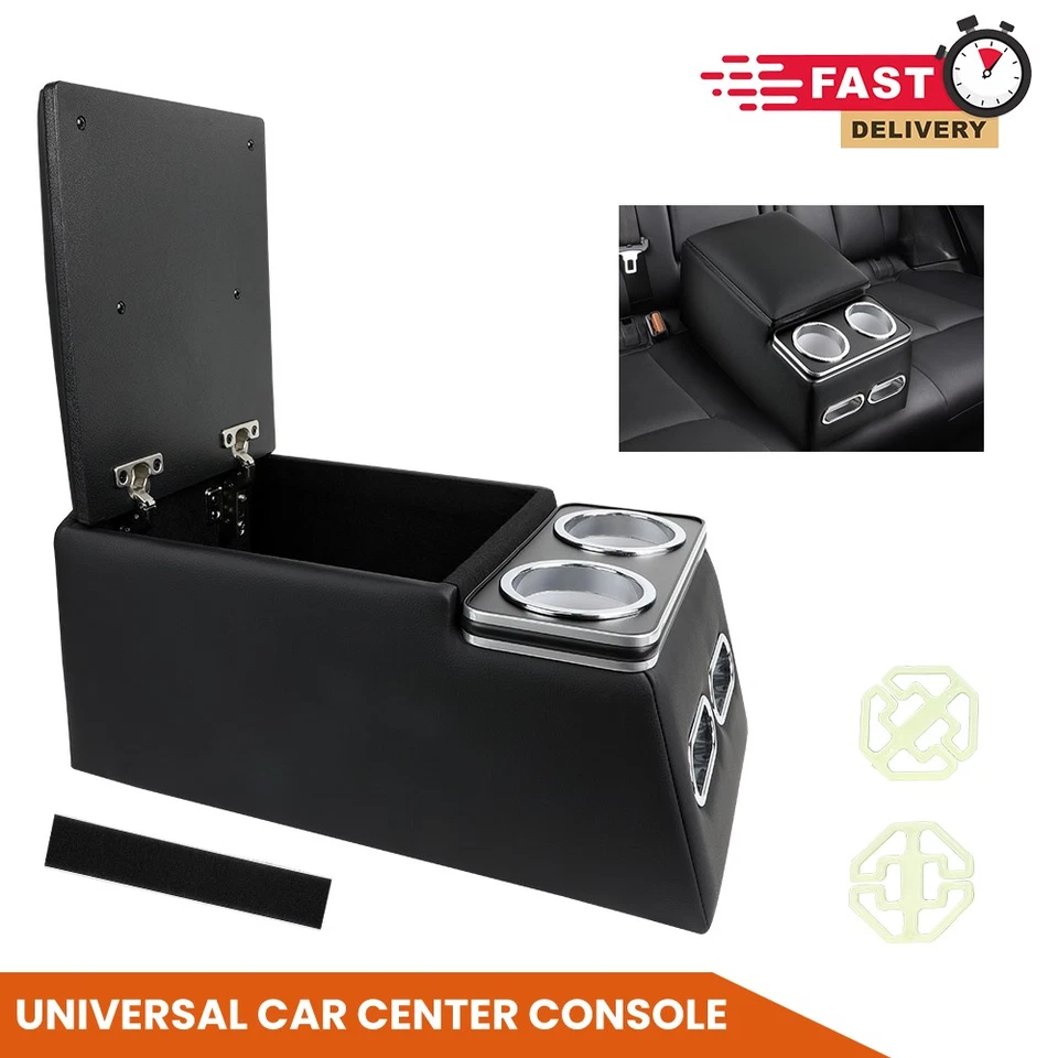 Caja de almacenamiento organizadora de consola central de contratista asiento de camión universal automotriz Foto 1 de 4