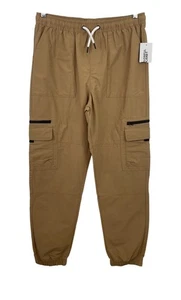 Colorful Planet braune Cargohose elastischer Kordelzug Bund Jogginghose Jungen XXL - Bild 1 von 8