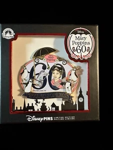 Disney D23 Expo 2024 Mary Poppins 60th Anniversary Jumbo Pin LE 750 NEW - Picture 1 of 2