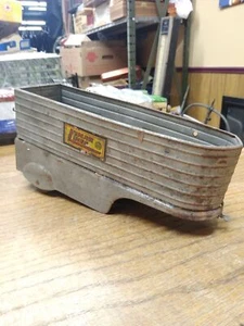Vtg Marx Lumar Lines Deluxe Open Van Trailer Truck Hauler Pressed Metal - Picture 1 of 10