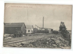 COMMODORE SHAFT VIRGINIA MINNESOTA GOLD MINE COAL SILVER MINING TRAIN TROLLEY - Picture 1 of 1