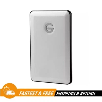 Hitachi G-Drive Slim 500GB 5400rpm USB 3.0, Portable External HD 0G02752, Silver - Image 1 of 4