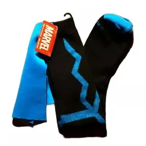 Marvel Black Blue Novelty Cape Knee Socks Women's 9-11 NWT - Picture 1 of 4