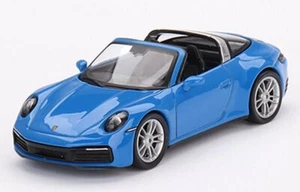 PORSCHE 911 Targs 4S - blu squalo - Mini GT 1:64 - Foto 1 di 6