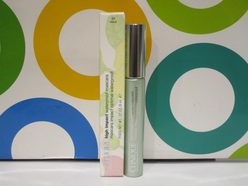 CLINIQUE ~ HIGH IMPACT WATERPROOF MASCARA ~ # 01 BLACK ~ .27 OZ - Image 1 of 1