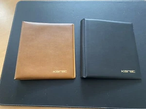 2 Lindner KARAT Münzalben / Schwarz & Braun - Bild 1 von 2