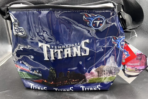 Tennessee Titans Expandable Cooler Bag Brand New W/Tags Adjustable Strap Cover