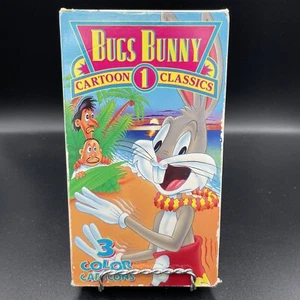 Bugs Bunny Cartoon Classics Vol. 1 (VHS) Color Cartoons Vintage 1993 - Imagen 1 de 2