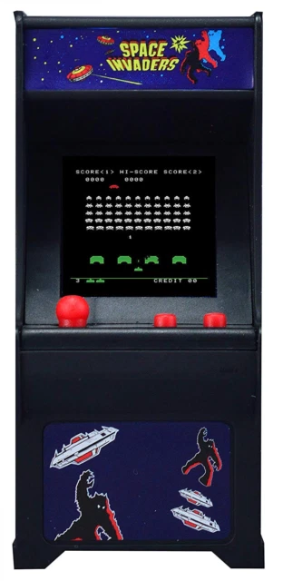Tiny Arcade Space Invaders Miniature Game