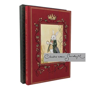 SIGNED Alice's Adventures in Wonderland LEWIS CARROLL Van Sandwyk FOLIO SOCIETY - Picture 1 of 15
