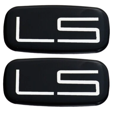 2Pc Black Chrome 99-07 Side Body LS Emblems 3D Badges Replacement 15036135 - Image 1 of 4