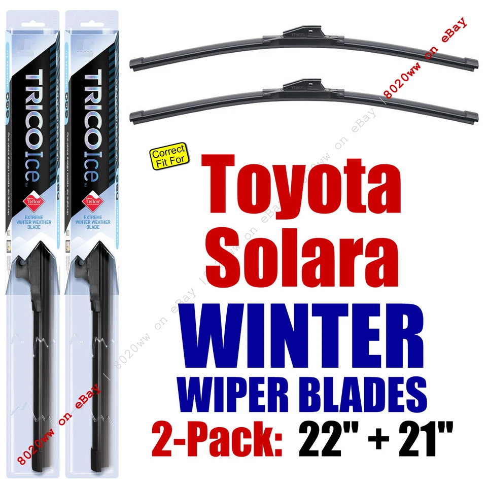 Limpadores de inverno 2pk ajuste super premium 2001-2003 Toyota Solara - 35220/210 - Imagem 1 de 1