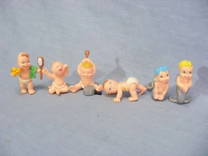 6x Vintage 1991 Merbabies Magic Diaper Babies Galoob collectable lot F - Picture 1 of 4