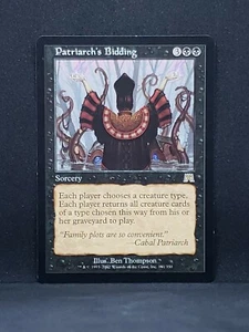 Patriarch's Bidding LP MTG Onslaught 161 B Sorcery Tribal GY Rez Delve 171 - Bild 1 von 2