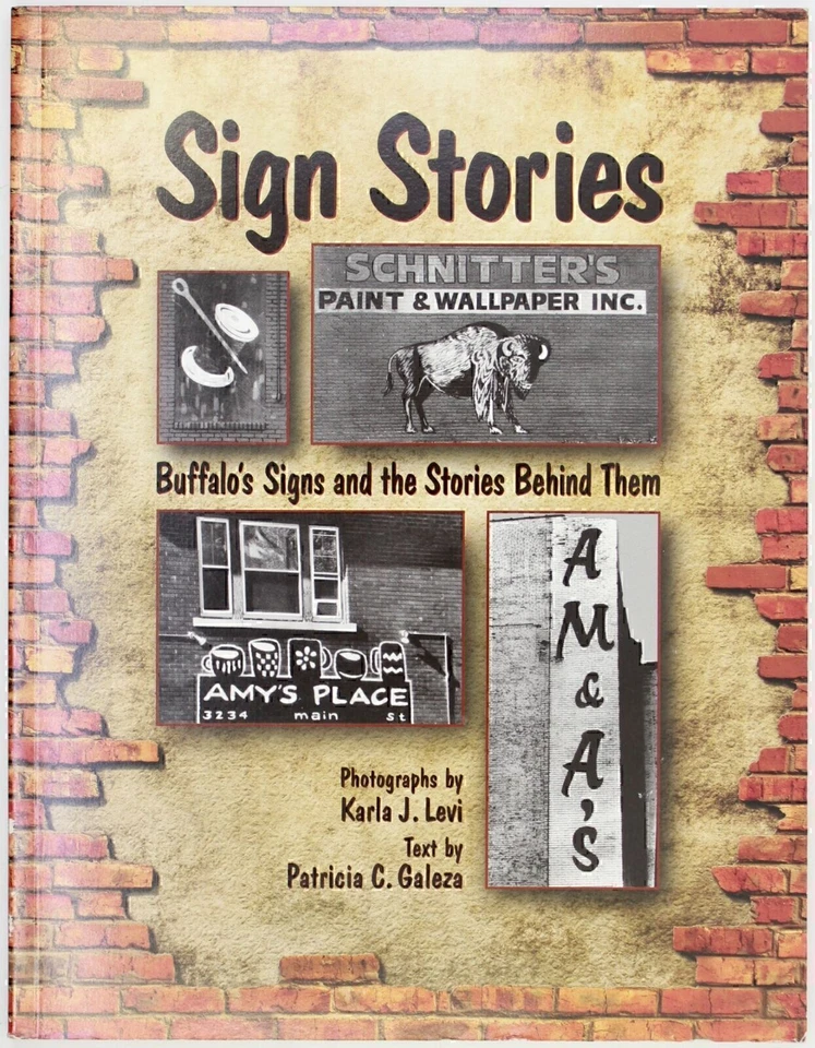 Buffalo NY Downtown Sign Local Business History Pizza North South East West Side - Image 1 of 4