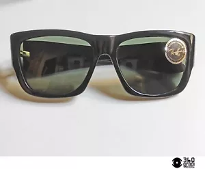 B&L Ray-Ban USA Wayfarer Nomad nero occhiali da sole vintage 1980's (small) - Imagen 1 de 10