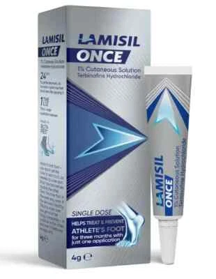 Lamisil Once - Single Dose Athlete’s Foot Treatment - Relieves Itching, Burning