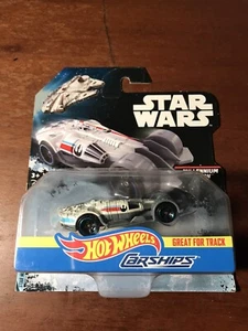 Disney Hot Wheels Star Wars Carships Millennium Falcon Great For Tracks NIB - Picture 1 of 3