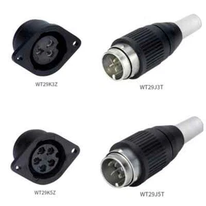 WT29 European Aviation Male Plug 10A AC DC Power 3Pin 5Pin Connector Adapter - Picture 1 of 18