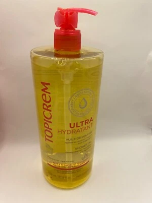 Topicrem ultra-Hydratant Shower Oil 1000ml (33.8 fl.oz).  EXP: 04/2026 - Image 1 of 4