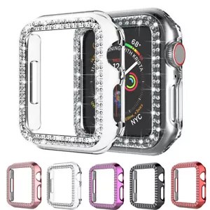 For Apple Watch Series 7/6/5/4/SE Bling PC Bumper Protector Case Cover 41/45mm - Picture 1 of 47