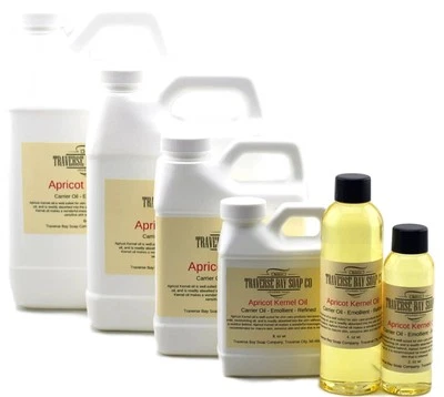 Apricot Kernel Oil 32oz, Organic, Soap making supplies, 100% pure, carrier oil - Image 1 of 4
