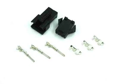 SM 2.5 JST 3-Pin Male Female Connector Housing,Crimp Contact Pin Terminal 5 Set - Image 1 of 4