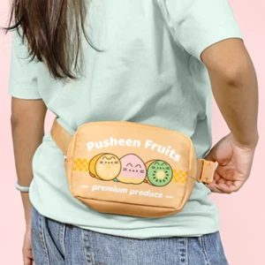 Culturefly 2024 Summer Picked Fresh Pusheen Fruits Fanny Pack Belt Bag Pouch NWT - Picture 1 of 4