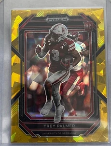 Tarjeta de fútbol americano Trey Palmer 2023 Prizm Draft Picks Gold Ice #200 Cornhuskers - Imagen 1 de 2