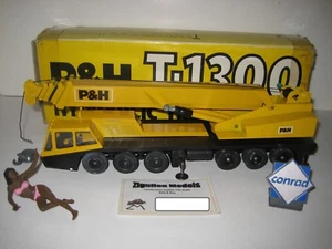 P&H T-1300 AUTOKRAN METALLFELGEN #3071.2 GESCHA 1:50 OVP - Picture 1 of 2