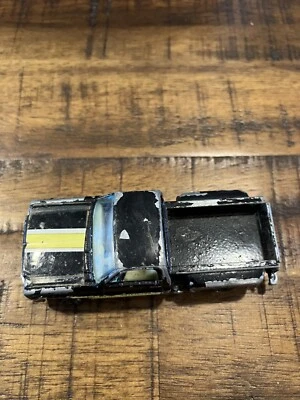 Yatming Chevy Stepside Black Widow 1973 Made In Hong Kong Folding Tailgate - Image 1 of 4