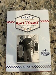 Travels w/ Walt Disney Book Jeff Kurtti Autographed Book